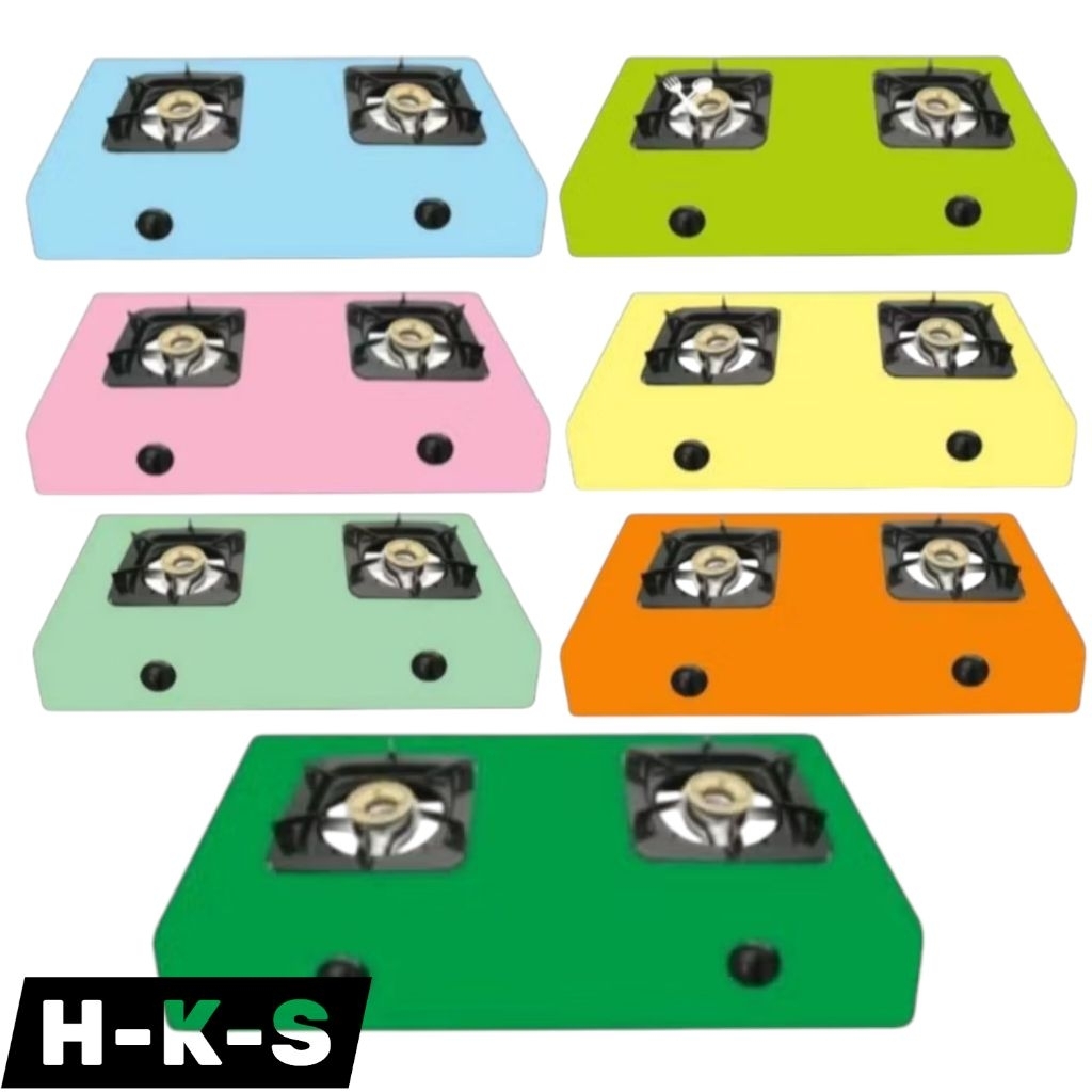 STIKER KOMPOR 2TUNGKU MOTIF POLOS