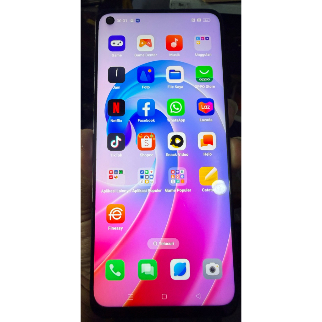 Lcd touchscreen oppo A96 4G CPH2333 original Copotan