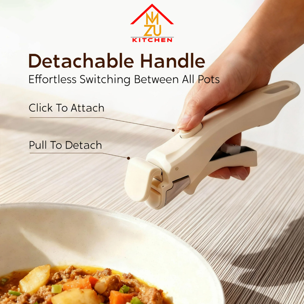 Handle Panci Kanso Detachable stackable gagang oxone nestlie pegangan wajan