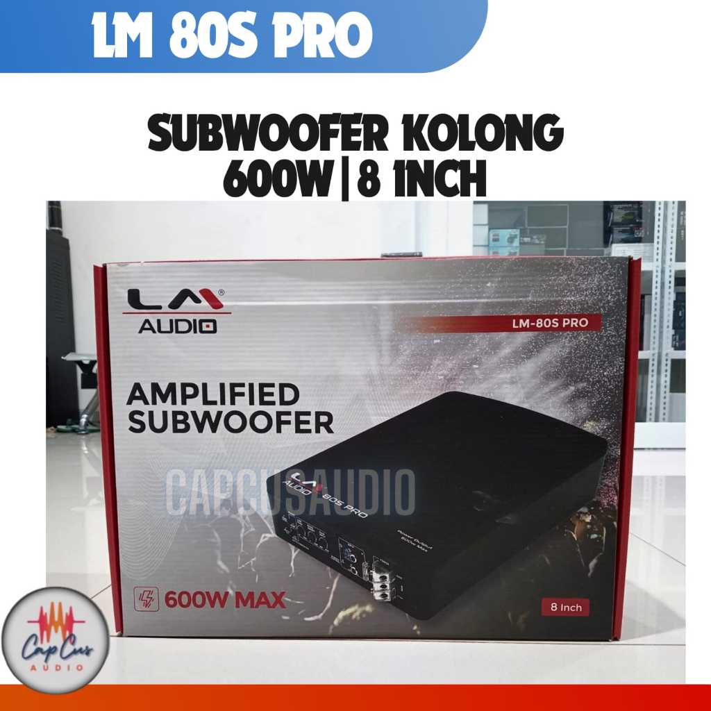 Subwoofer Kolong Aktif LM AUDIO LM-80S PRO Subwoofer Kolong LM AUDIO 8 inch
