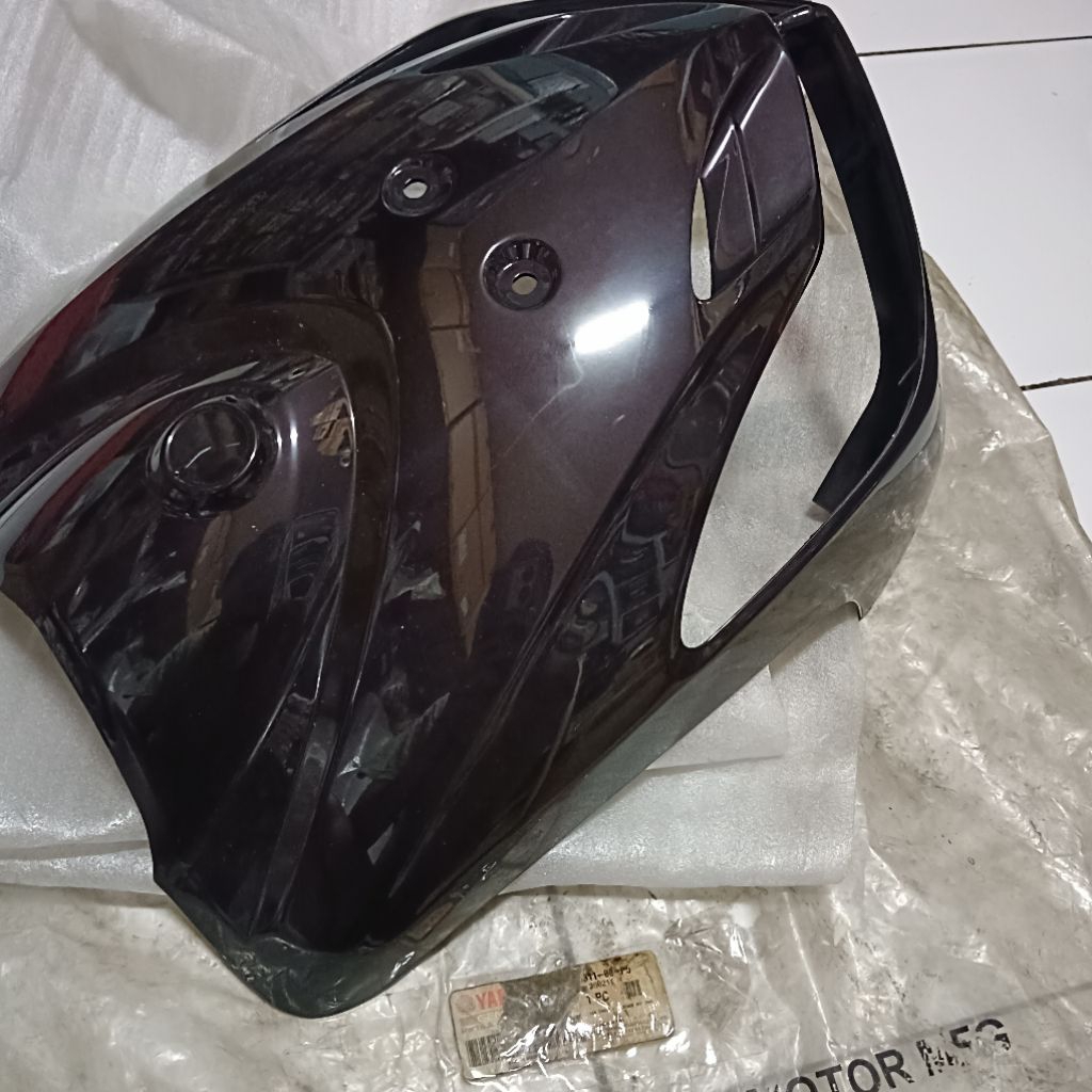 Cover Tameng Dada Depan Yamaha Mio Smile Karbu Old Lama Hitam Violet black M2 Hitam Jamblang Ungu 28