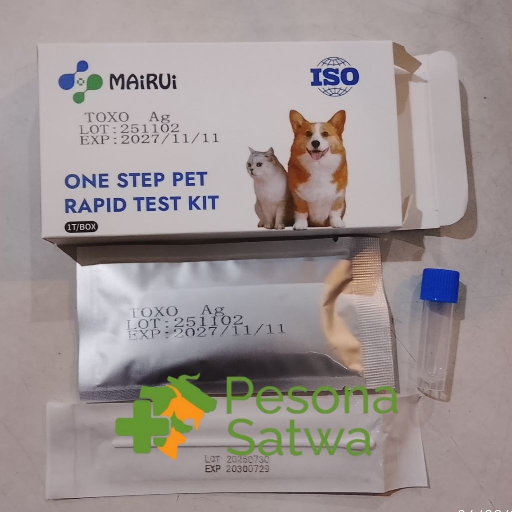 Rapid Test Kit TOXO Ag - Kucing Cat Anjing Dog -  Toxoplasma Antigen