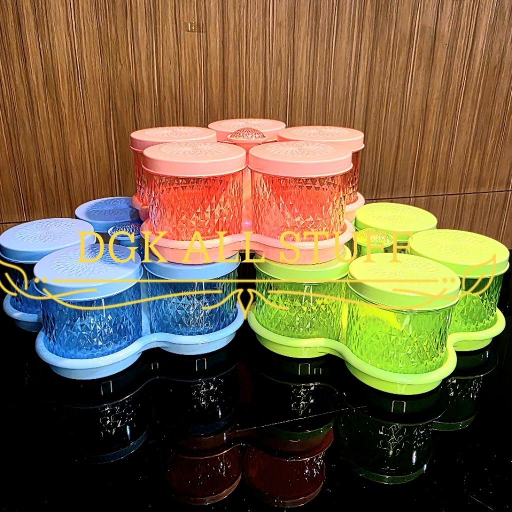 Toples Stoples Tonam Topnam Tempat Wadah Nampan Alas Tatakan SET Kue Kering Nastar Lebaran Ramadhan 