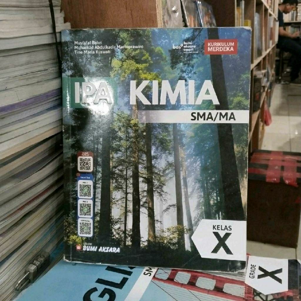 Buku sma kelas 10 IPA KIMIA Kurikulum merdeka bumi aksara
