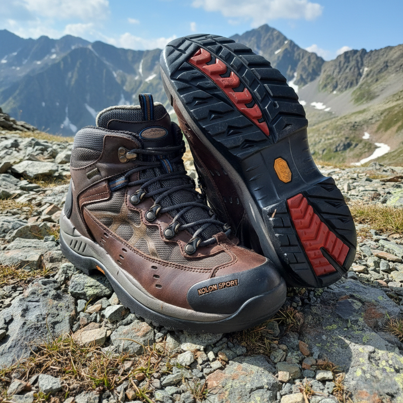 Sepatu gunung autdoor lafuma tapak vibram