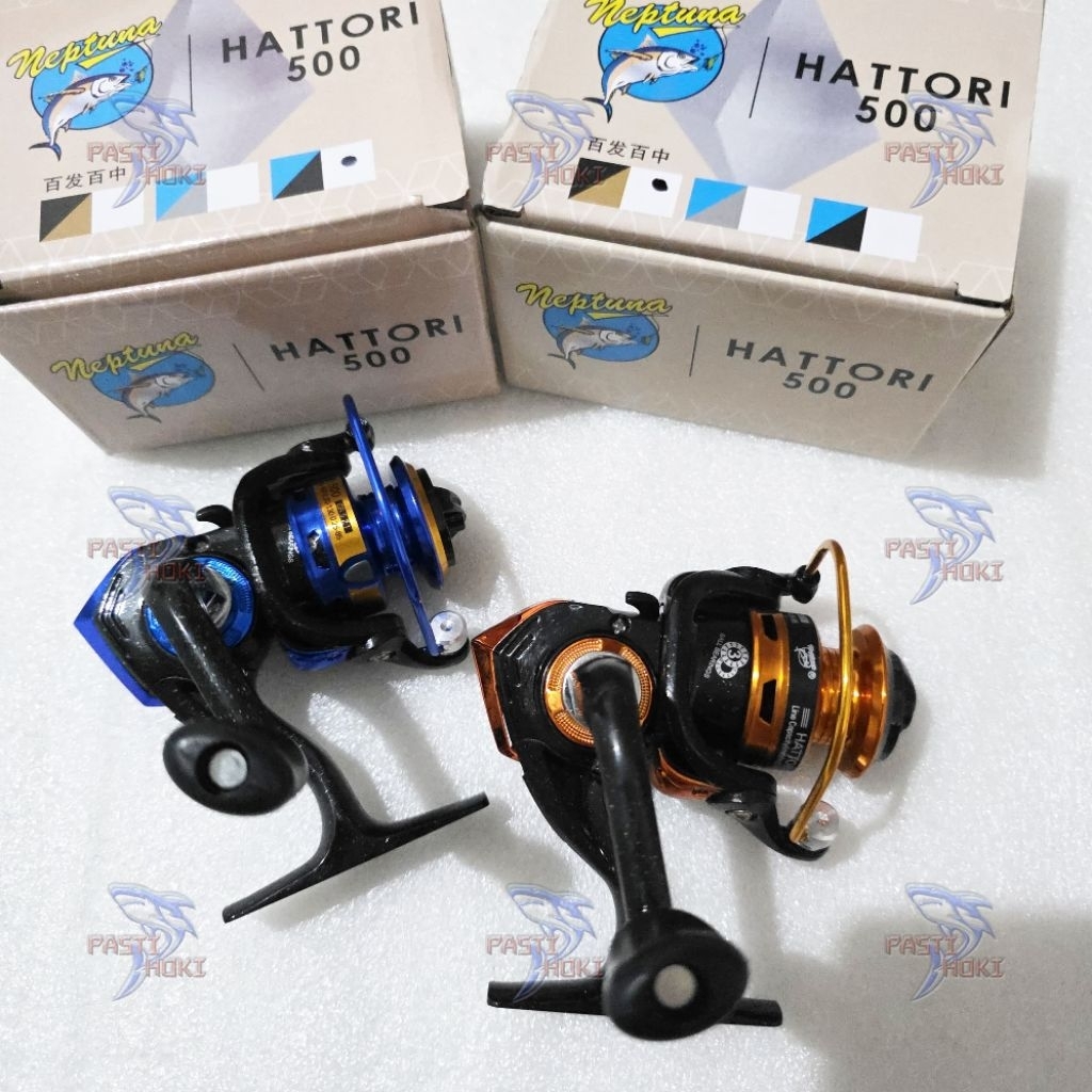 Reel spinning neptuna hattori 500 / reel udang / reel empang