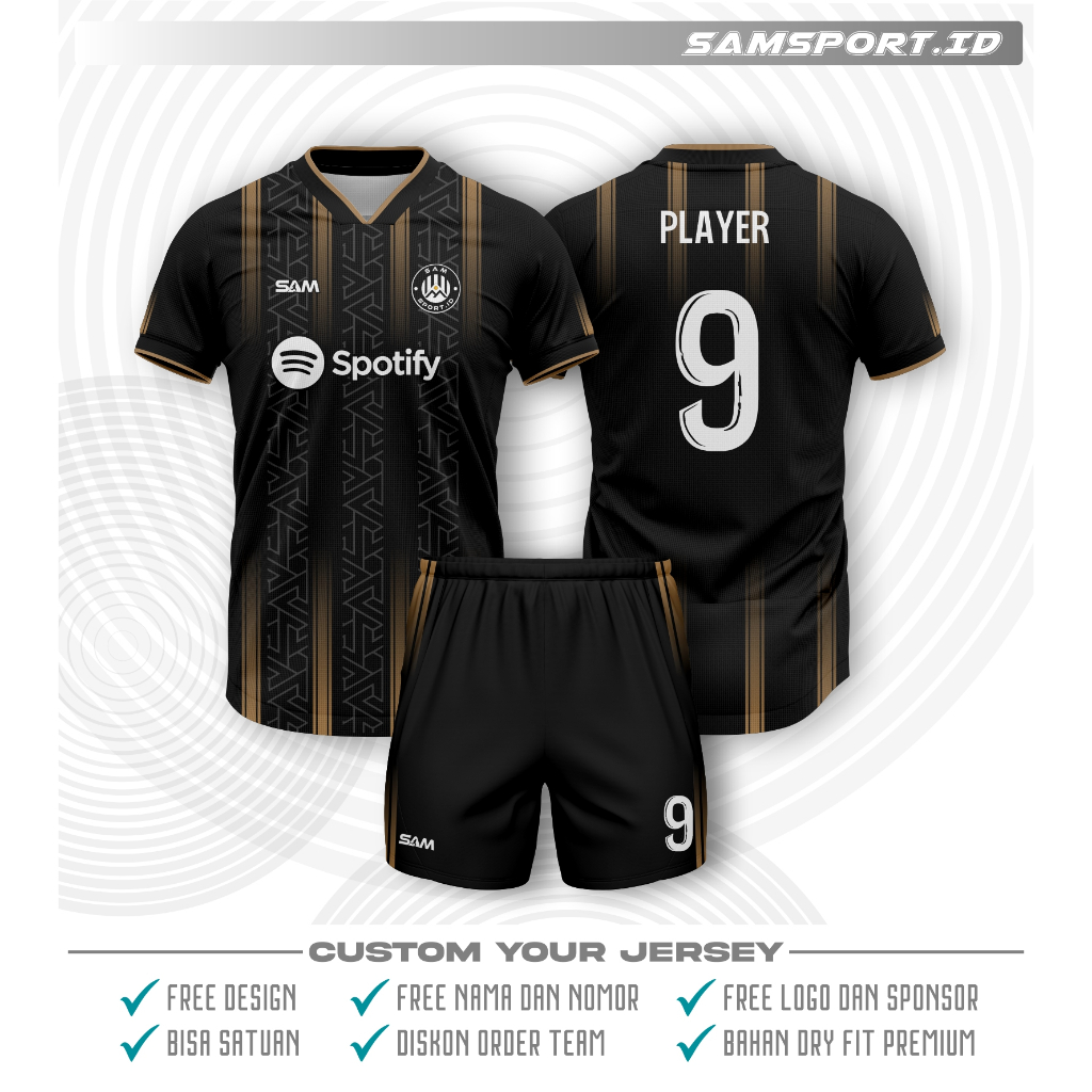 Jersey Bola Custom/Jersey Custom Nama Sendiri/Jersey bola Custom Murah/Jersey Printing Futsal/Baju F