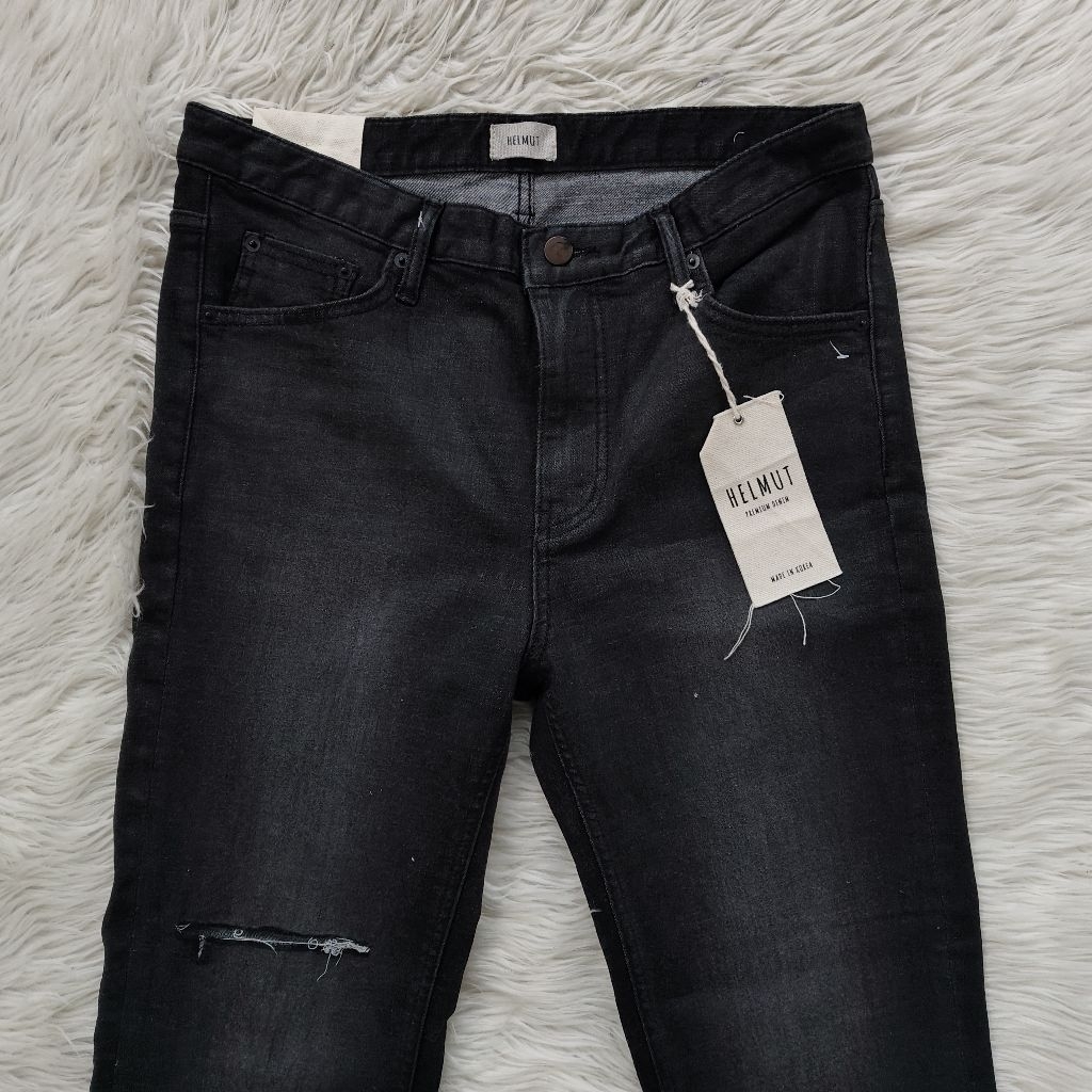 Helmut Ripped Slim Straight Jeans