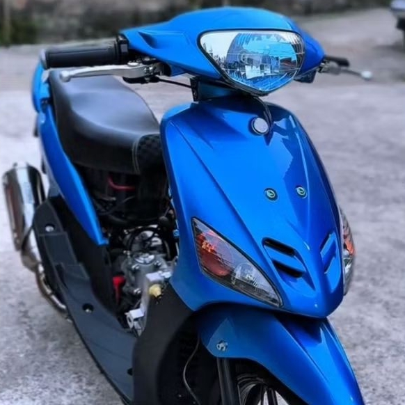 Cat PU warna CANDY BLUE.