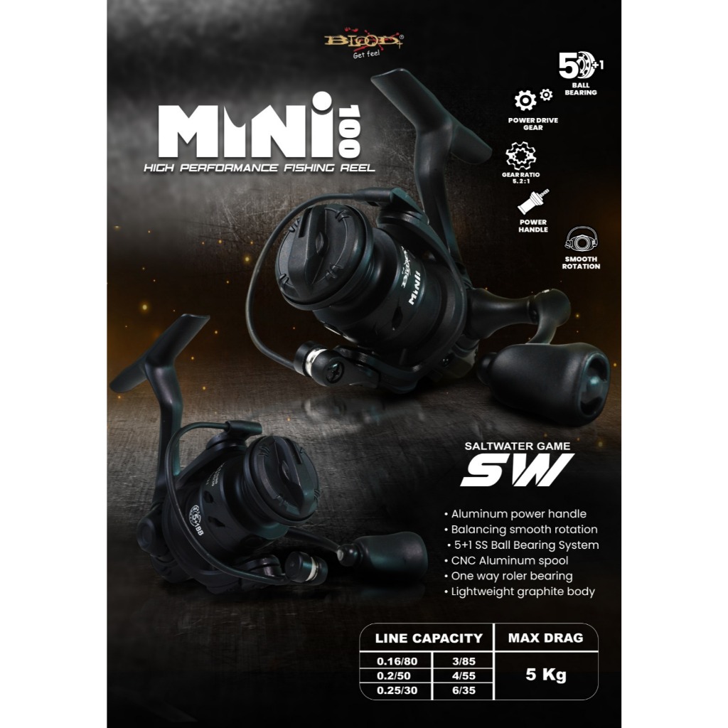 REEL BLOOD MINI POWER HANDLE SW