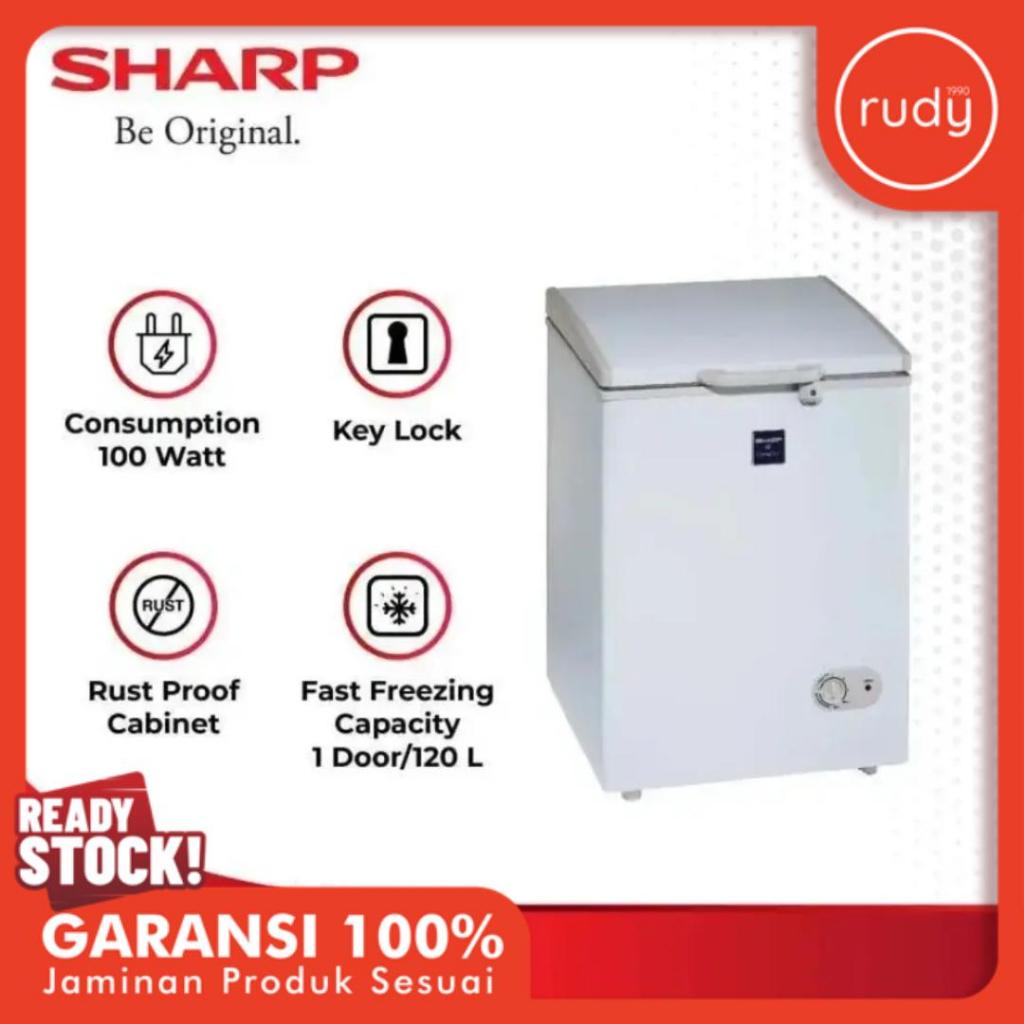 SHARP / Chest Freezer / 114 L / FRV  - 127 / Freezer Box Asi &  Daging / Low Watt