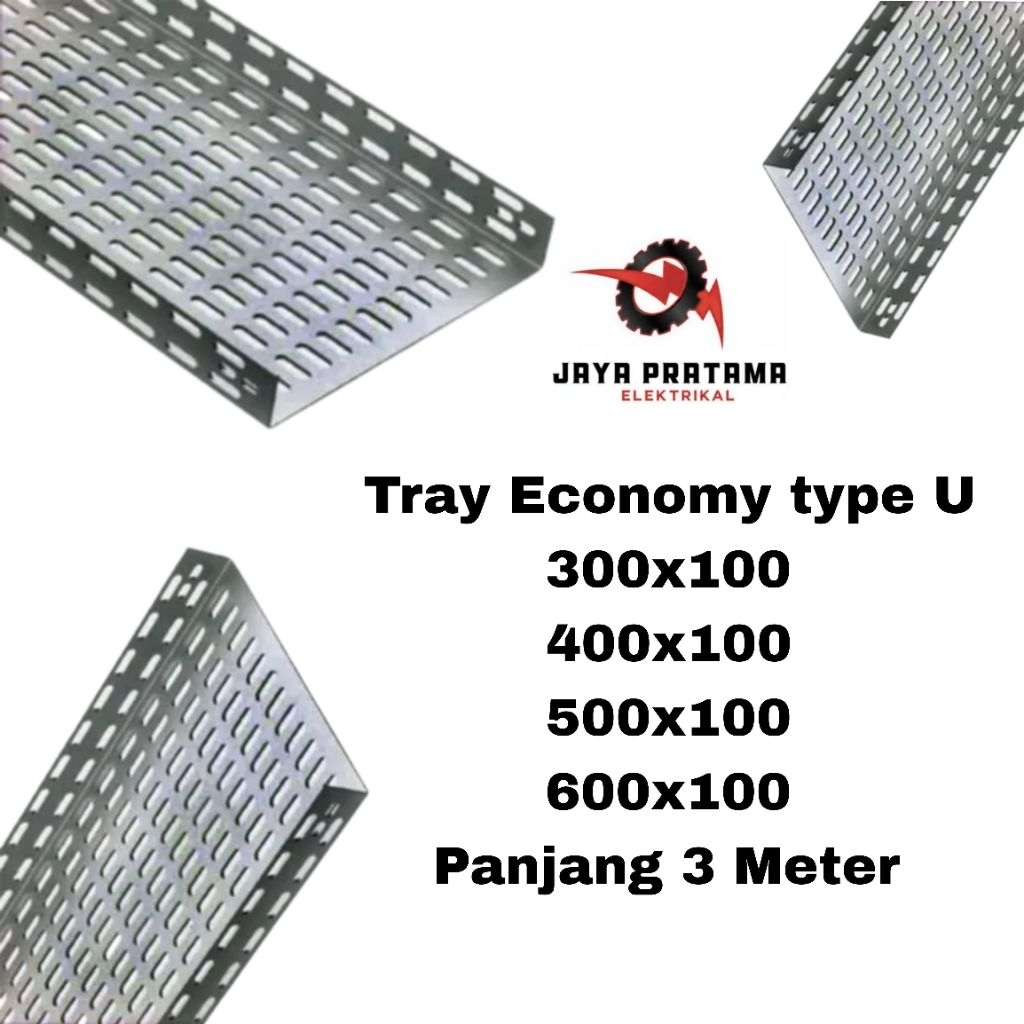 Tray Cable / Kabel Tray Type U Hight 100mm / 300x100, 400x100, 500x100, 600x100
