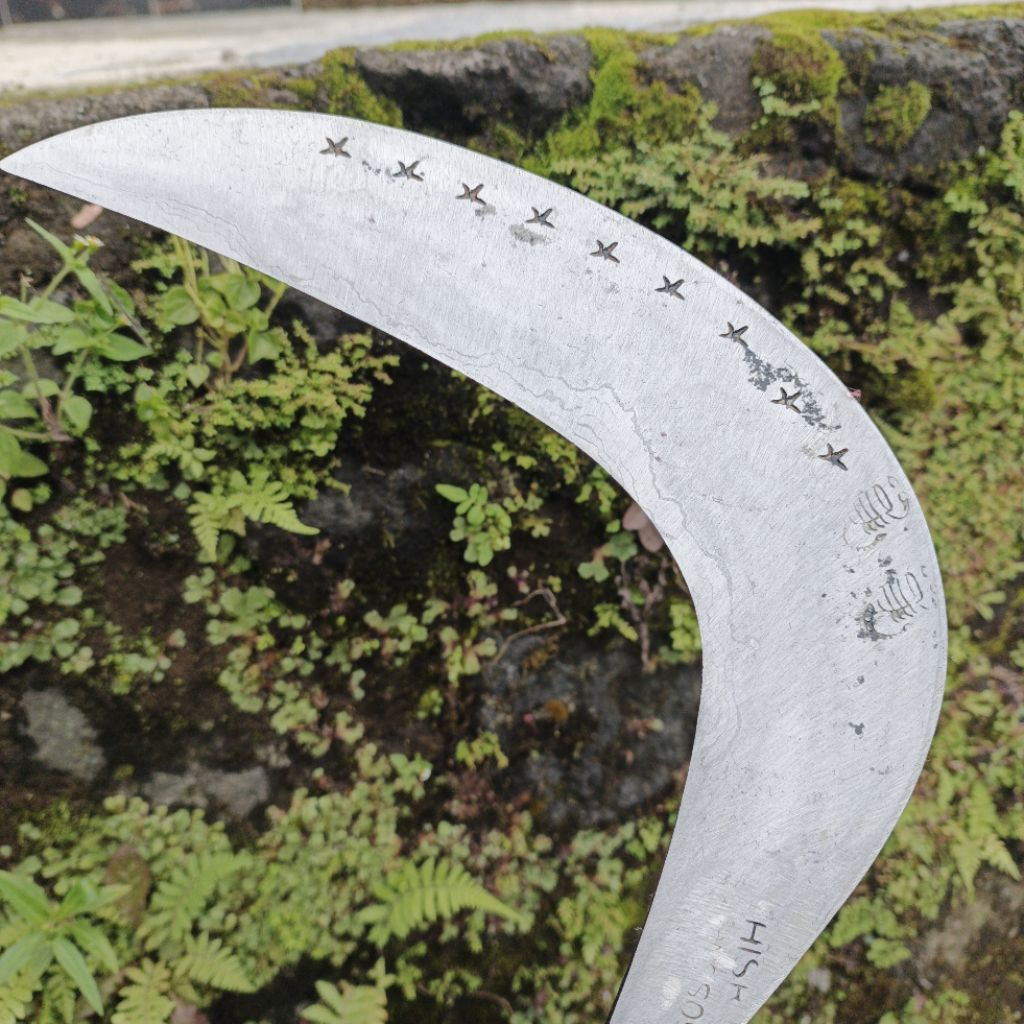 Sabit lewung baja isen lapis 3 asli wonosobo