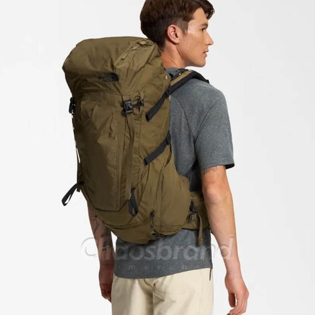 Hiking backpack THE NORTH FACE TERRA 55 - MILITARY OLIVE/TNF BLACK - S/M