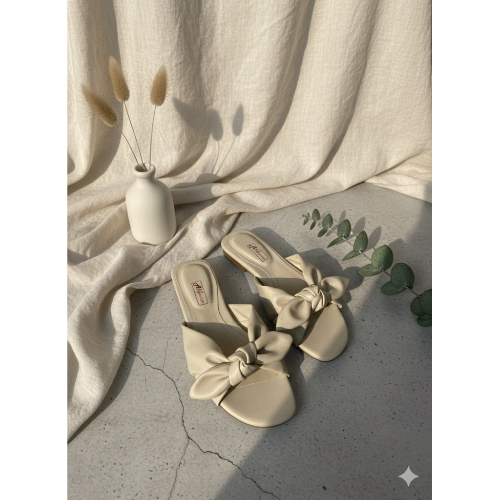 mules wanita/ sandal mules wanita/ sandal flat wanita/ sandal mules kekinian/KODE 015