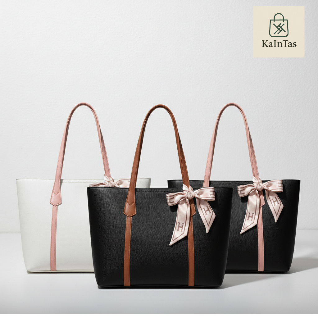 TAMARA Tas Totebag Wanita Kulit Sintetis Elegan