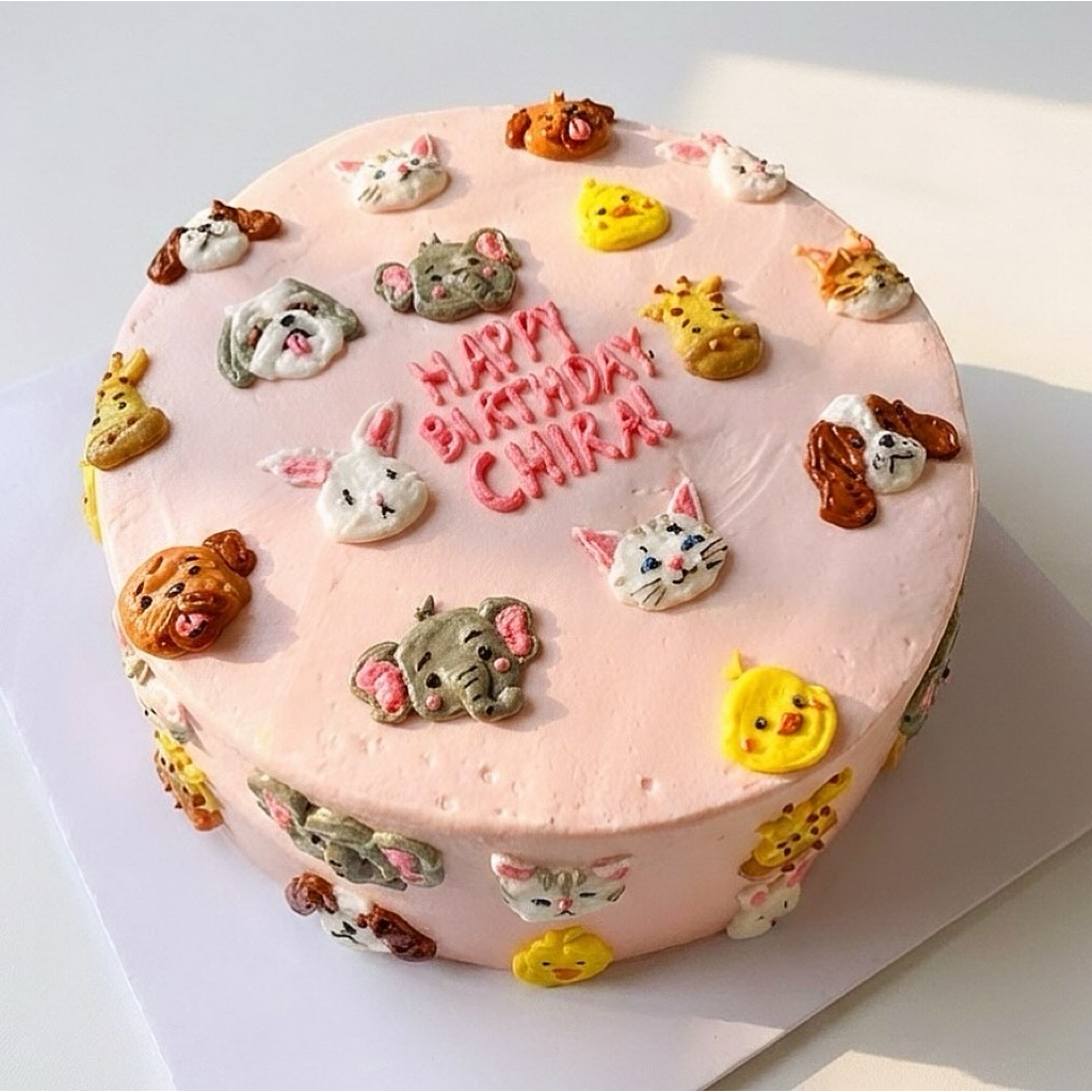 Korean Birthday Cake Kue Ulang Tahun Tart