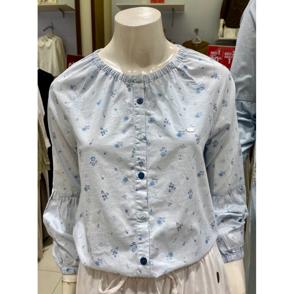 CORNICHE MAYA ATASAN KEMEJA WANITA BAHAN KATUN RAYON SUPWR LEMBUT ORIGINAL MATAHARI (S-XL)