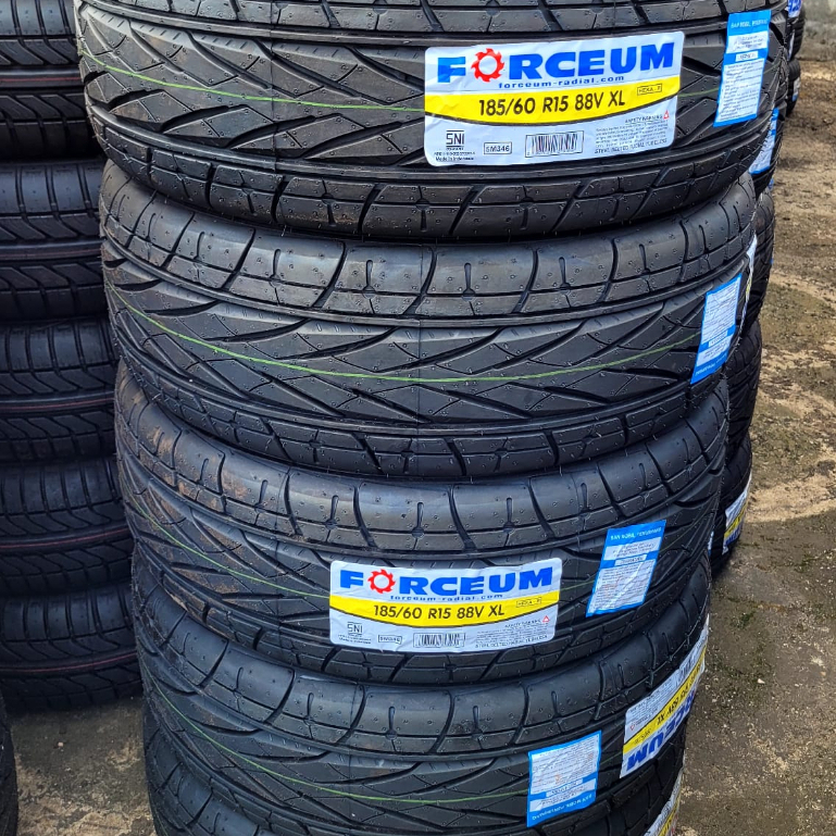 Ban mobil  ring 15 ukuran 185 60 merk forceum,mobil brio,vios,jazz
