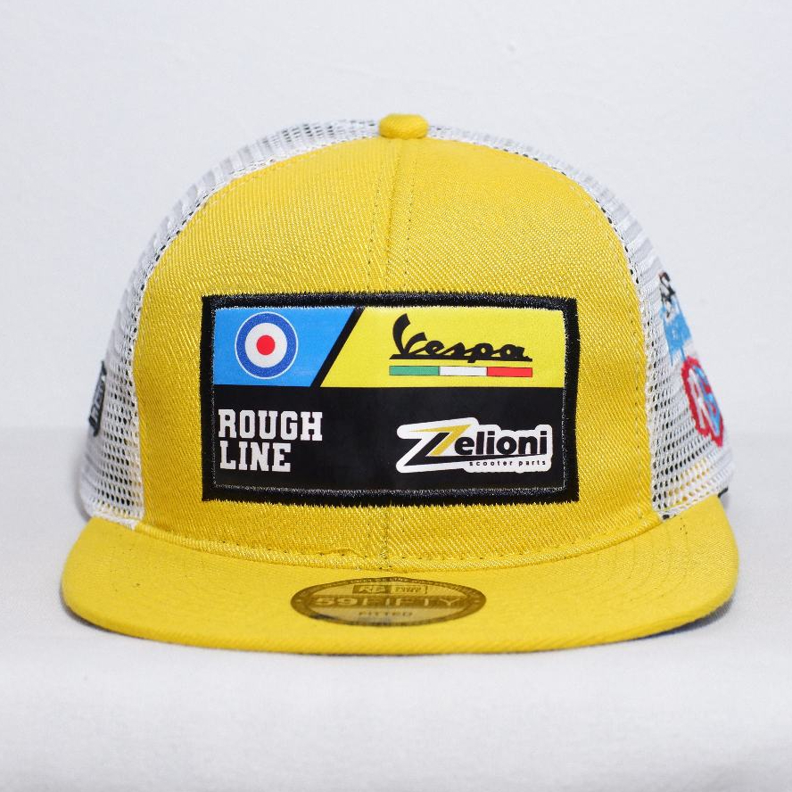 Snapback caps Racing VESPA Vintage | Topi Jaring Sport Kekinian Unisex