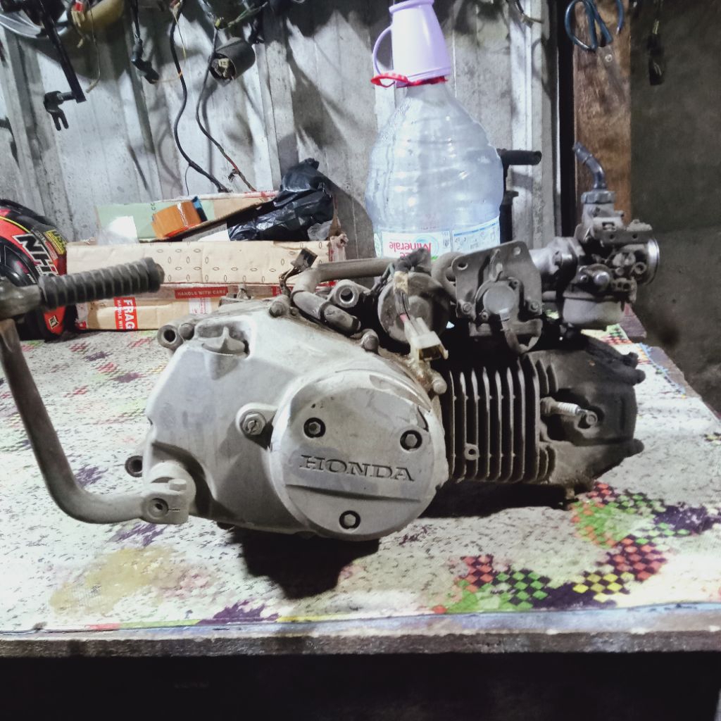 mesin engine Supra x 125 karbu/karisma X/D set pengapian siap pake original copotan