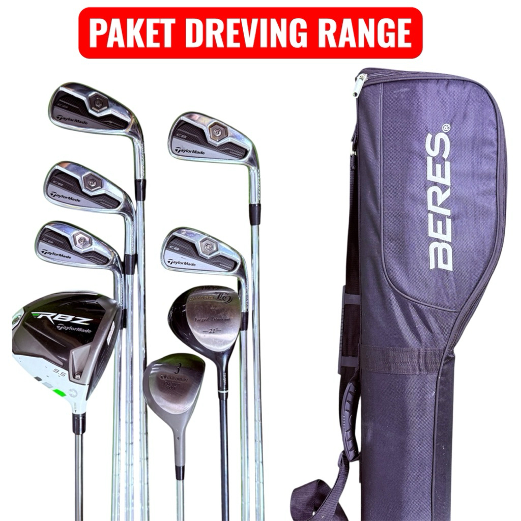 Stick Golf Man Paket Dreving Golf Set Stick Golf Driving Range Second Original
