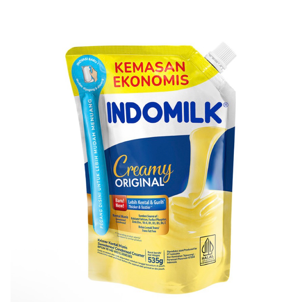 INDOMILK Krimer Kental Manis Pouch 535 g