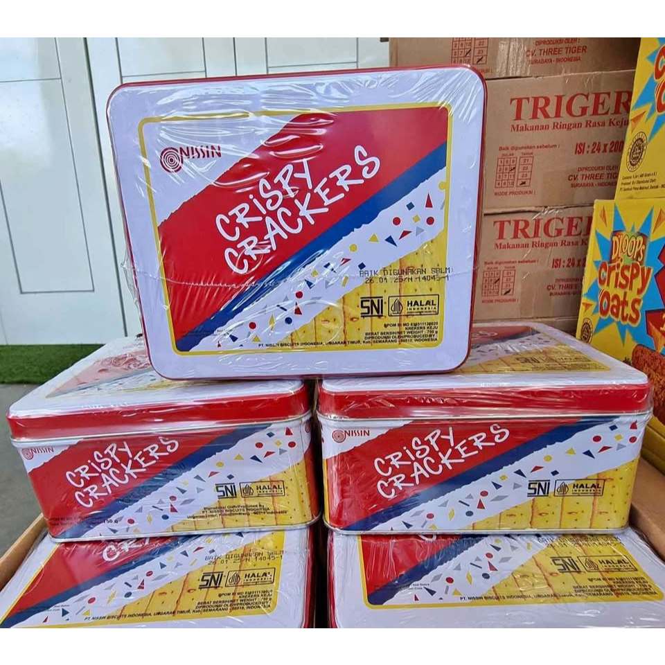 Nissin Crispy Crackers Renyah Lezat Camilan/ (Klg Promo) Nissin Crispy Crackers Kal Nissin Crispy Cr
