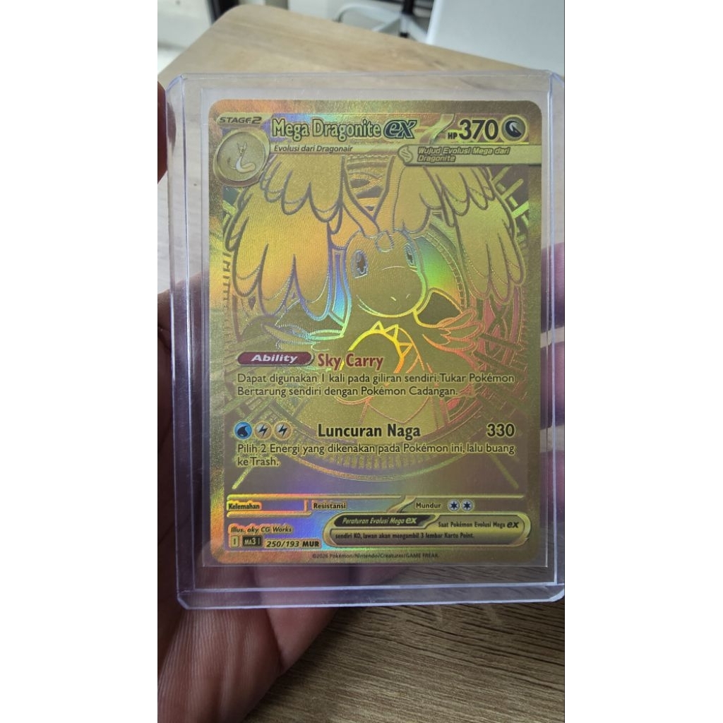 Kartu Pokemon TCG - Dragonite ex MUR