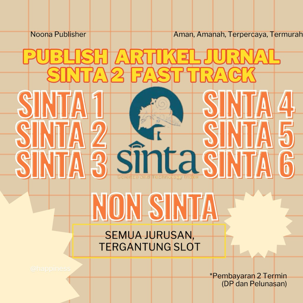 PUBLISH JURNAL ARTIKEL FAST TRACK SINTA 2