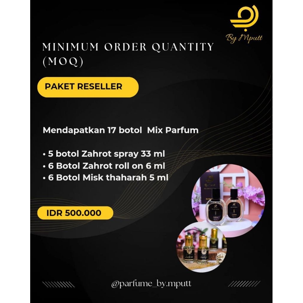 PAKET USAHA PARFUM BY MPUTT #Reseller #paketusaha