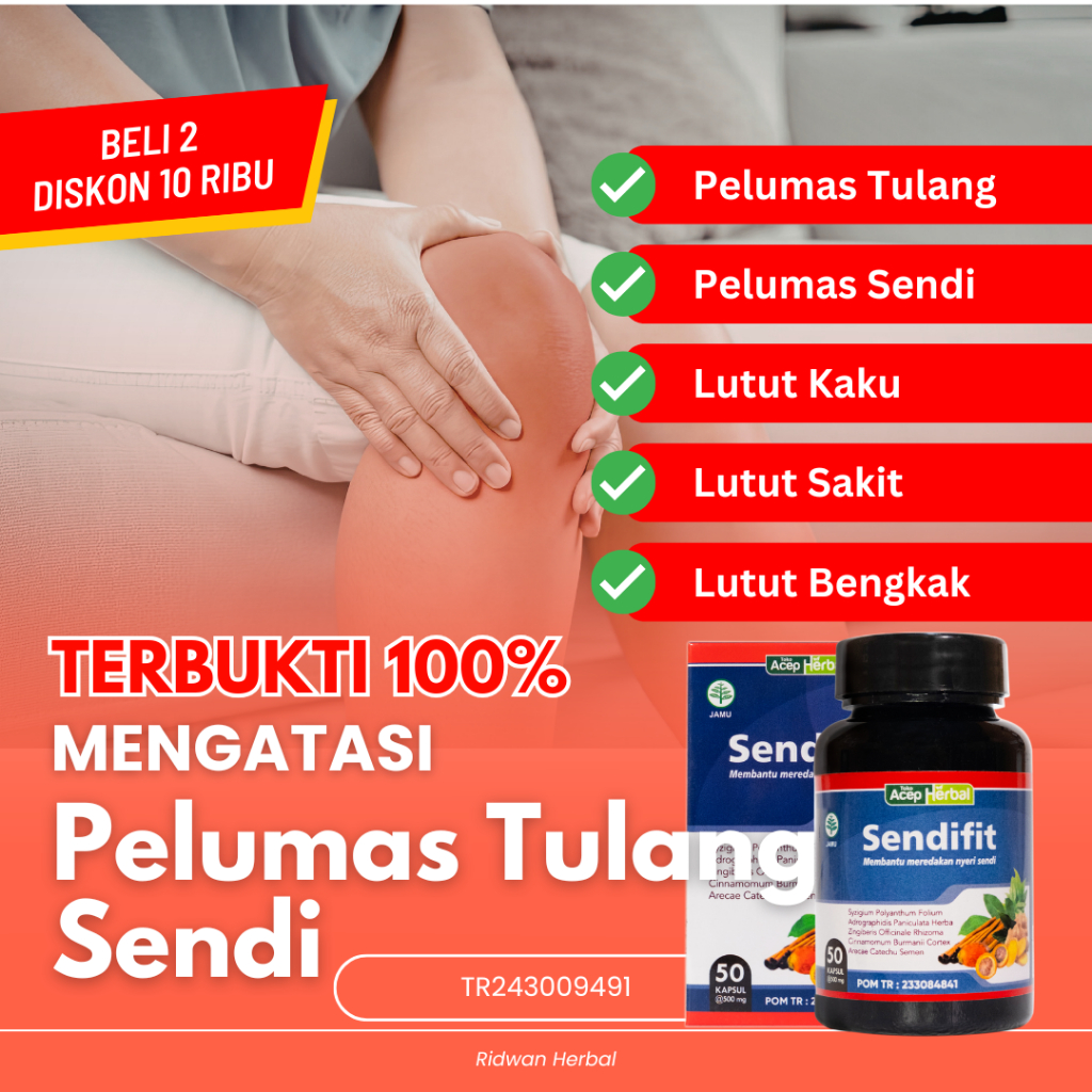 Obat Pelumas Tulang dan Sendi Kaku, Lutut Kaku, Lutut Sakit Saat Di Tekuk, Pelumas Tulang Sendi, Pen
