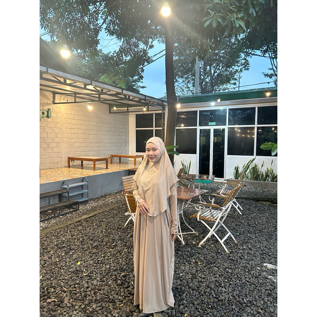 Zeyma Abaya jersey | Abaya batwing | Abaya jersey premium | Abaya free handsock