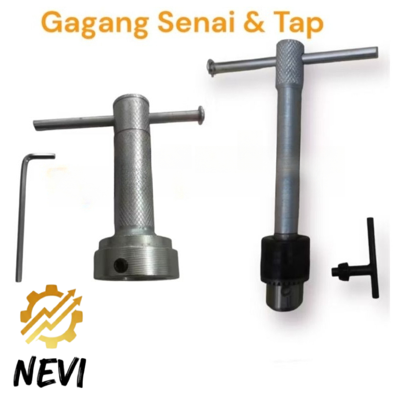 Gagang Tap and senai manual / holder senai / handle tap / Alat bengkel
