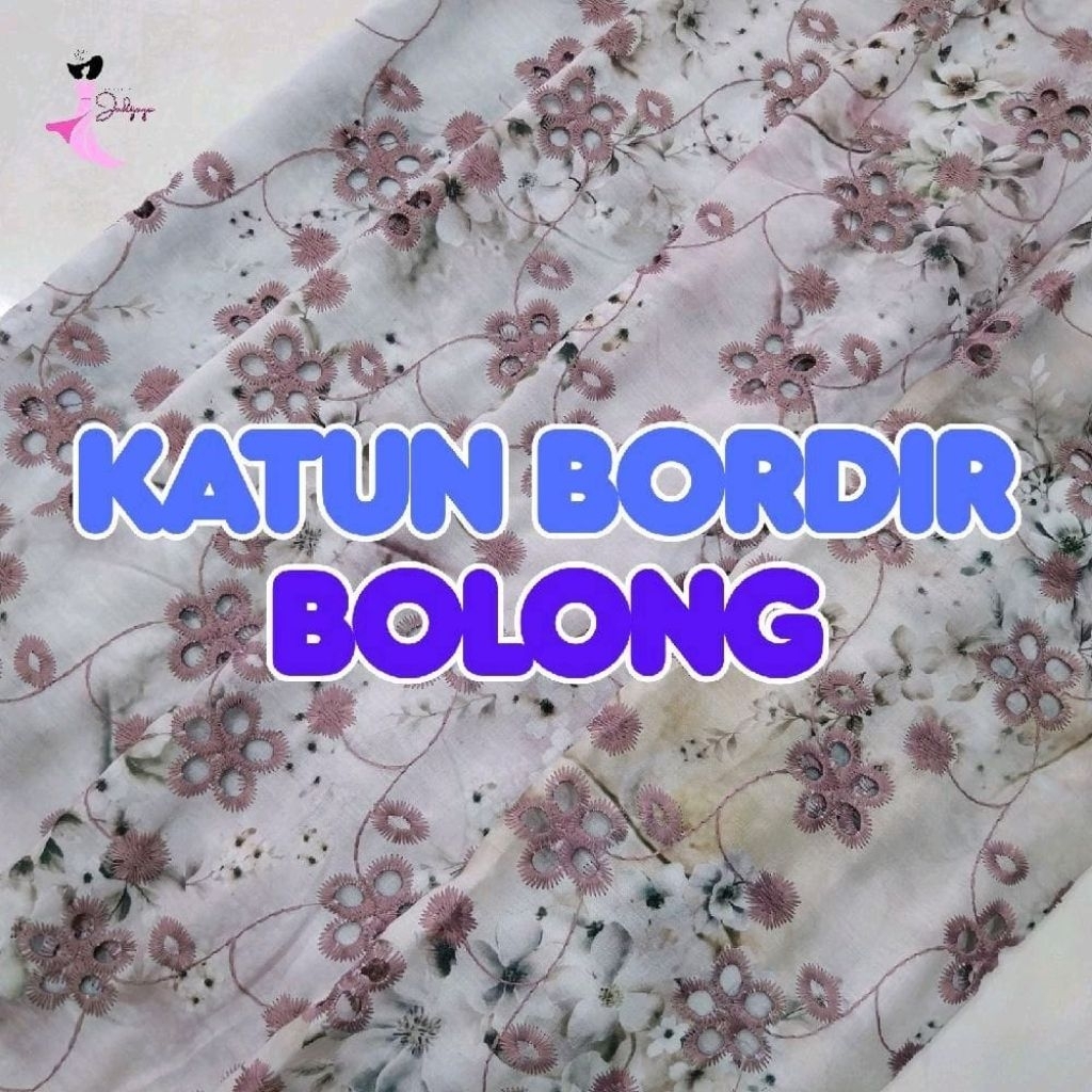 [CDK12] katun bolong / katun bolong bordir / katbol / katun embrodery / cotton embrodry / katun bolo