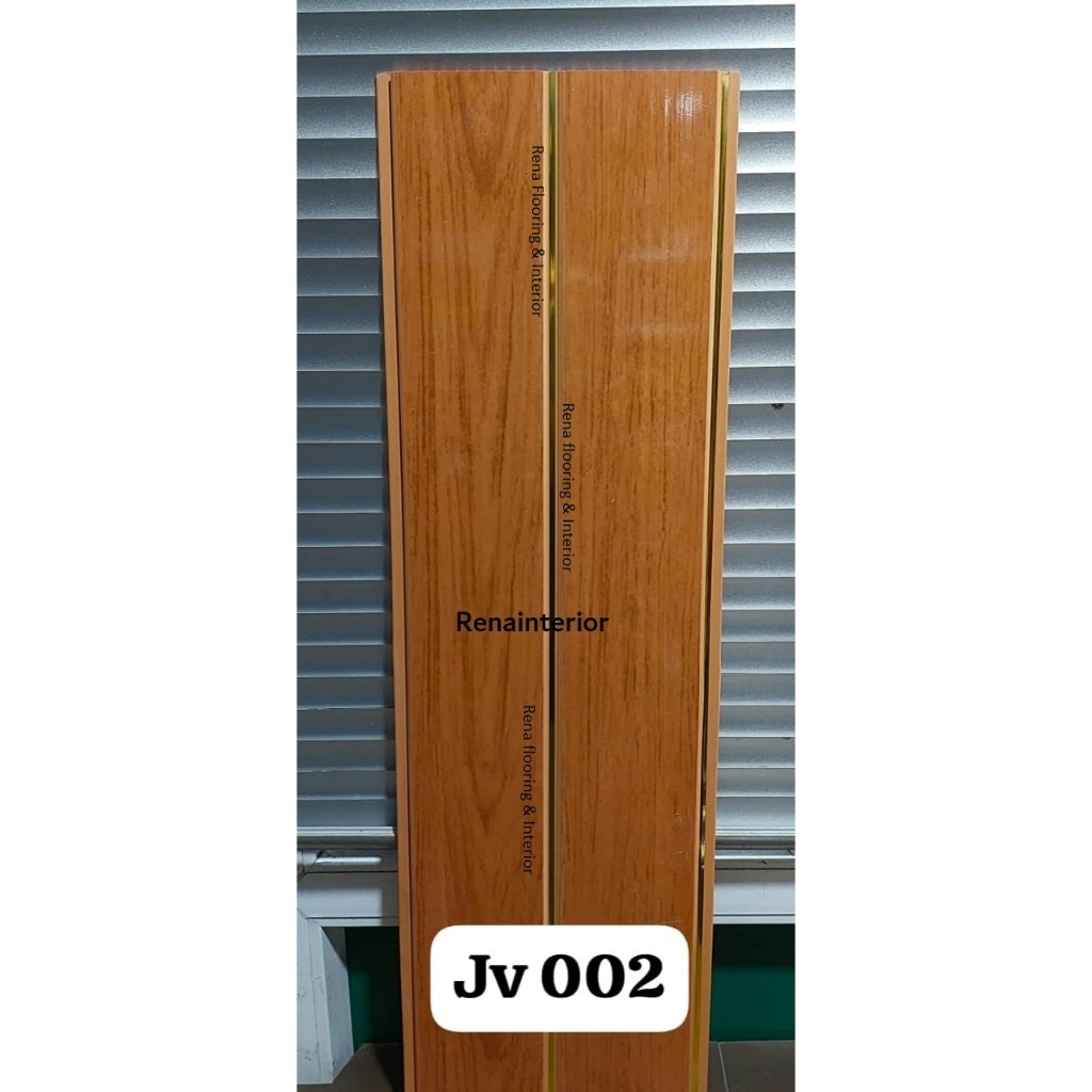 Plafon PVC JAVAFON GLOSSY. Harga 1 lembar panjang 4mtr (finish mengkilap & tekstur licin)