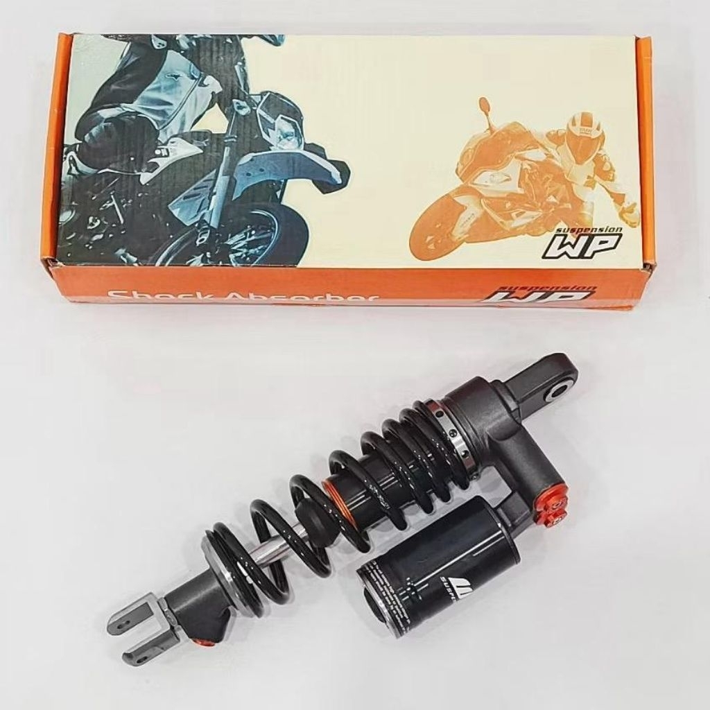 SHOCKBREAKER BELAKANG TABUNG ATAS WP SUSPENSION 310MM MIO 02 HITAM ORIGINAL