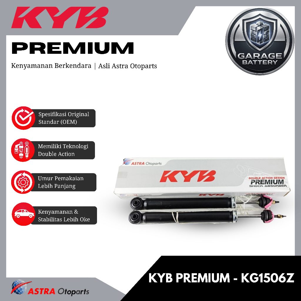 Kayaba / KYB Premium Shockbreaker Mobil Nissan Grand Livina Belakang