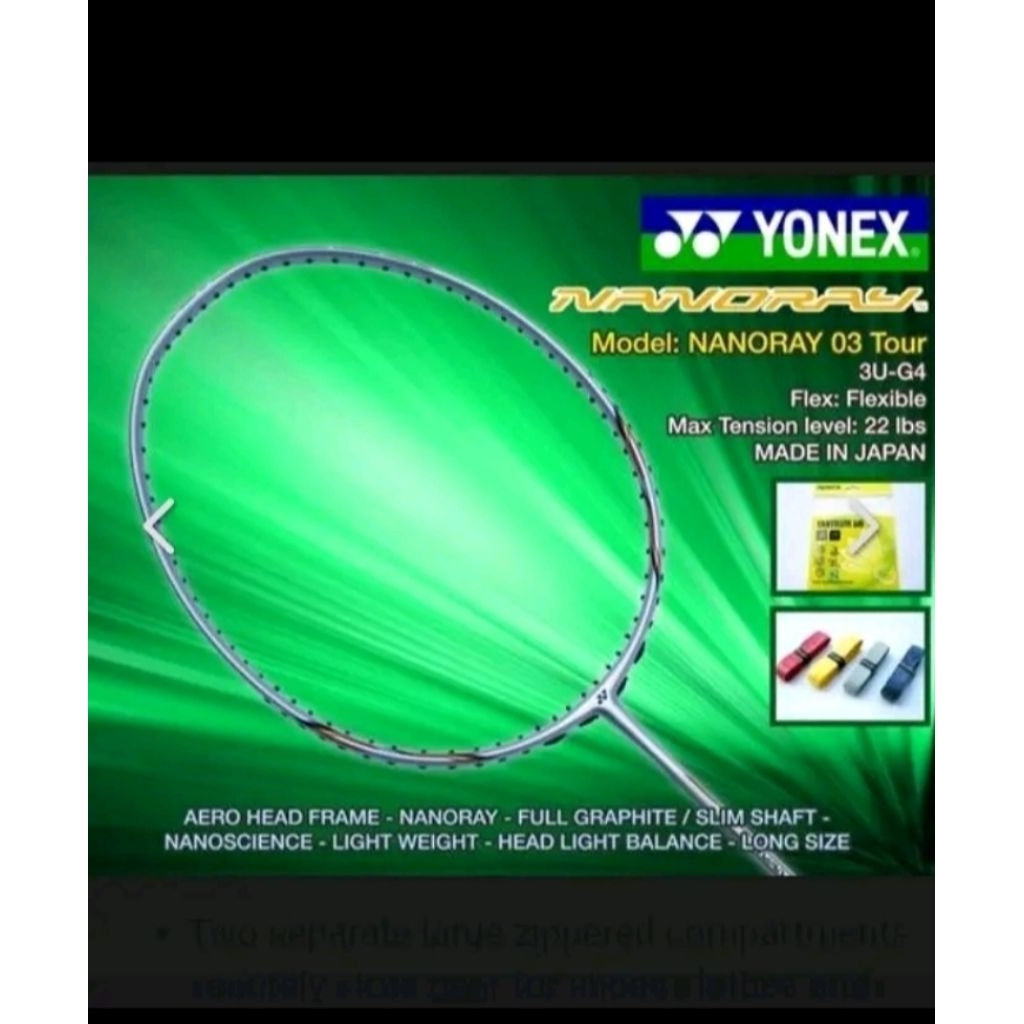 YONEX NANORAY 03 TOUR ORIGINAL JAPAN