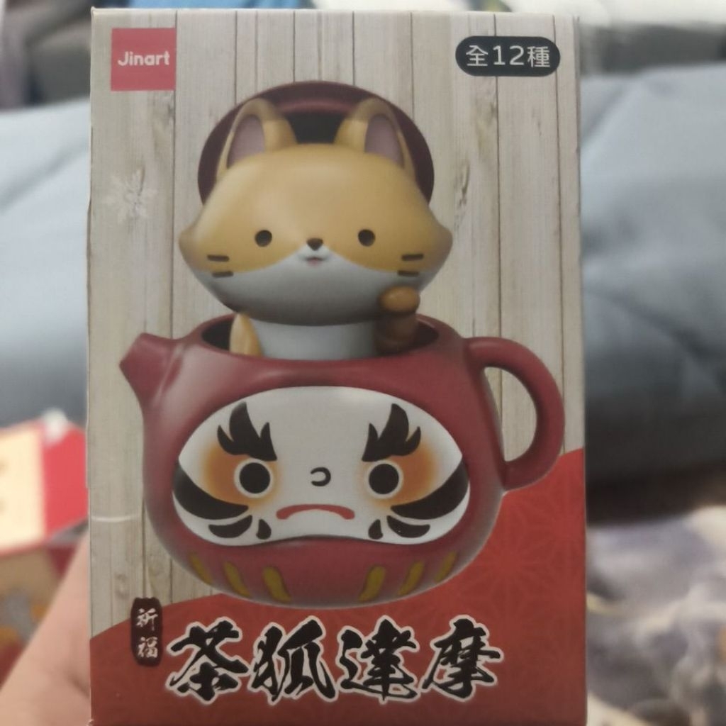 JINART TEAFOX DARUMA FIGURE