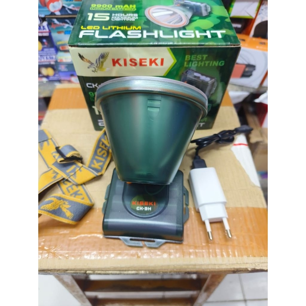 KISEKI CK-9H ORIGINAL SENTER KEPALA KISEKI 200W / HEADLAMP KISEKI  200W CAHAYA PUTIH TERANG / MODEL 