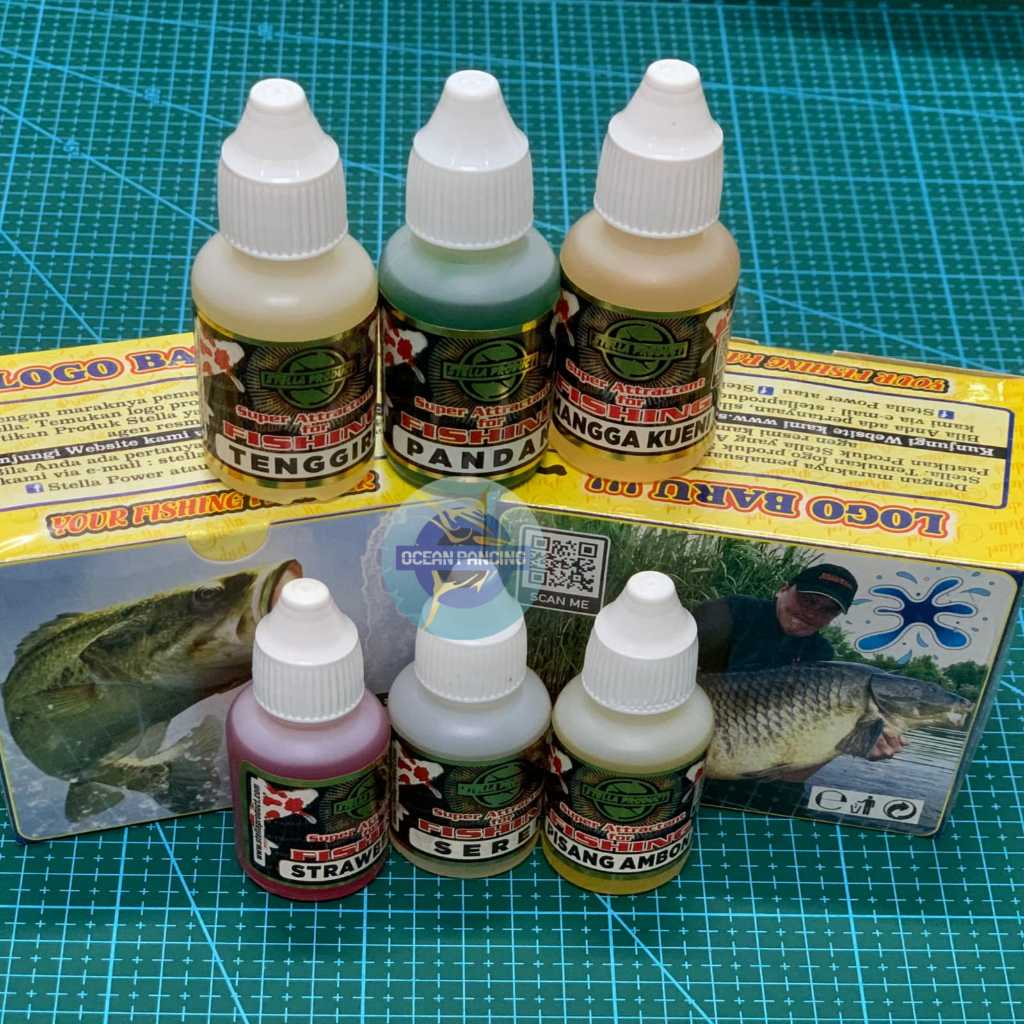 Essen Stella Aneka Aroma Wangi 30ml Penguat Umpan Ikan Mas Patin Bawal Galatama
