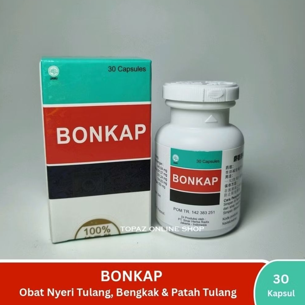 Bonkap Obat Nyeri Tulang, Bengkak dan Patah Tulang