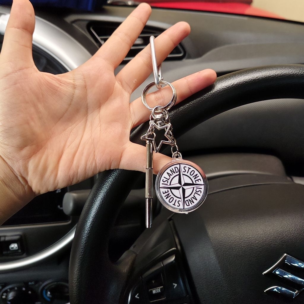 carabiner kunci skena kalcer(keychain)/keychain skena/carabiner kalcer