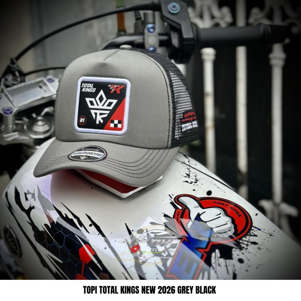 TOPI TOTAL KINGS NEW 2026 GREY BLACK