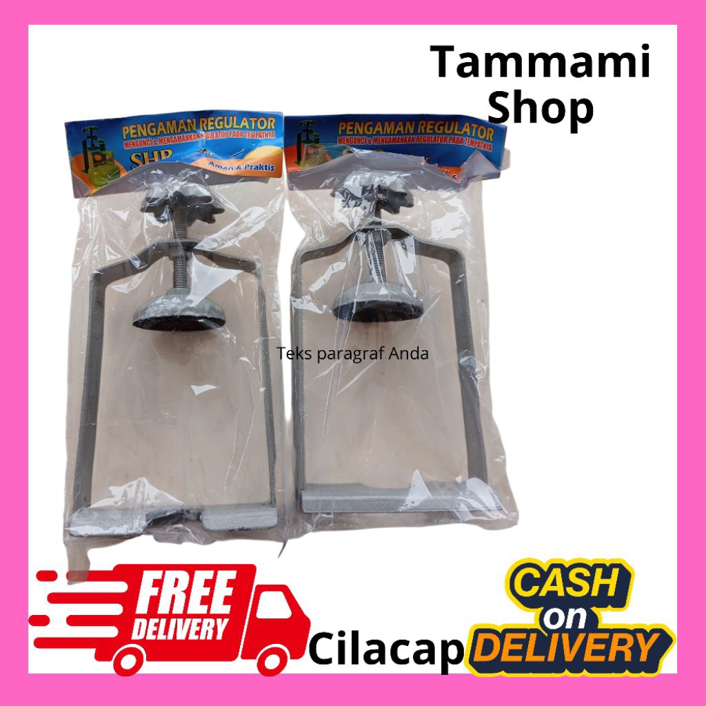 pengaman Gas elpiji 3kg/12kg pengunci regulator Gas elpiji