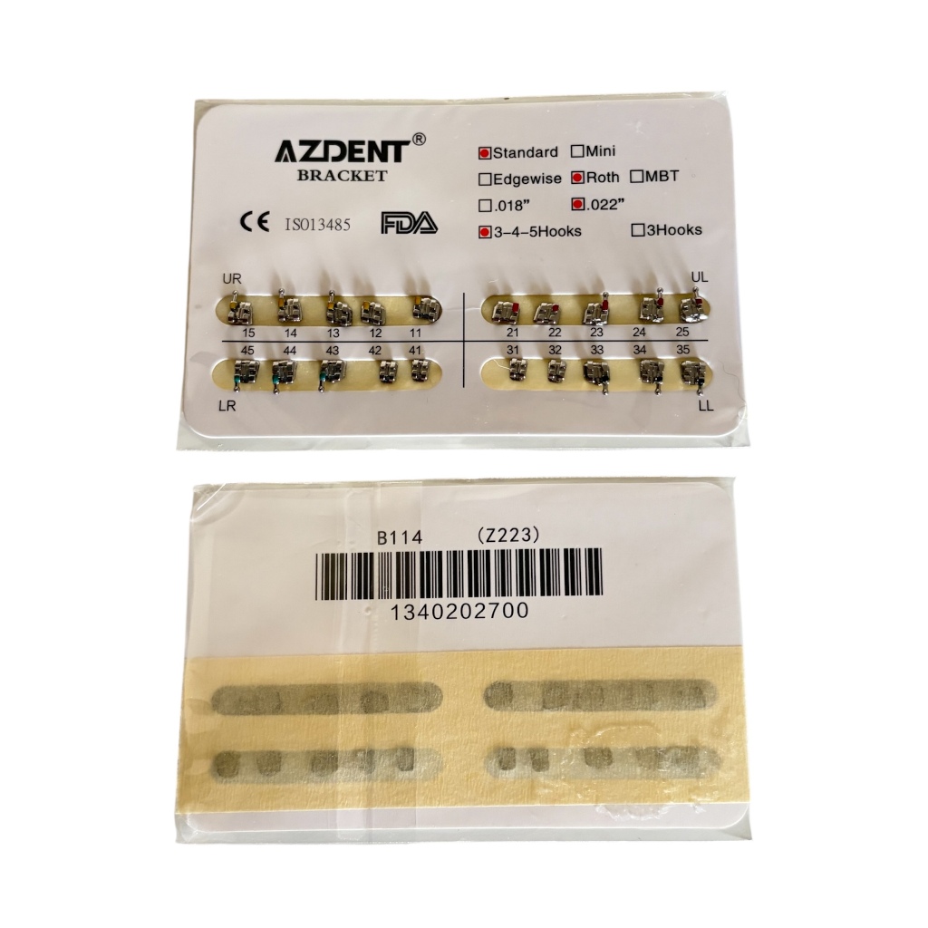 Azdent Bracket Standard Behel Metal Ortho