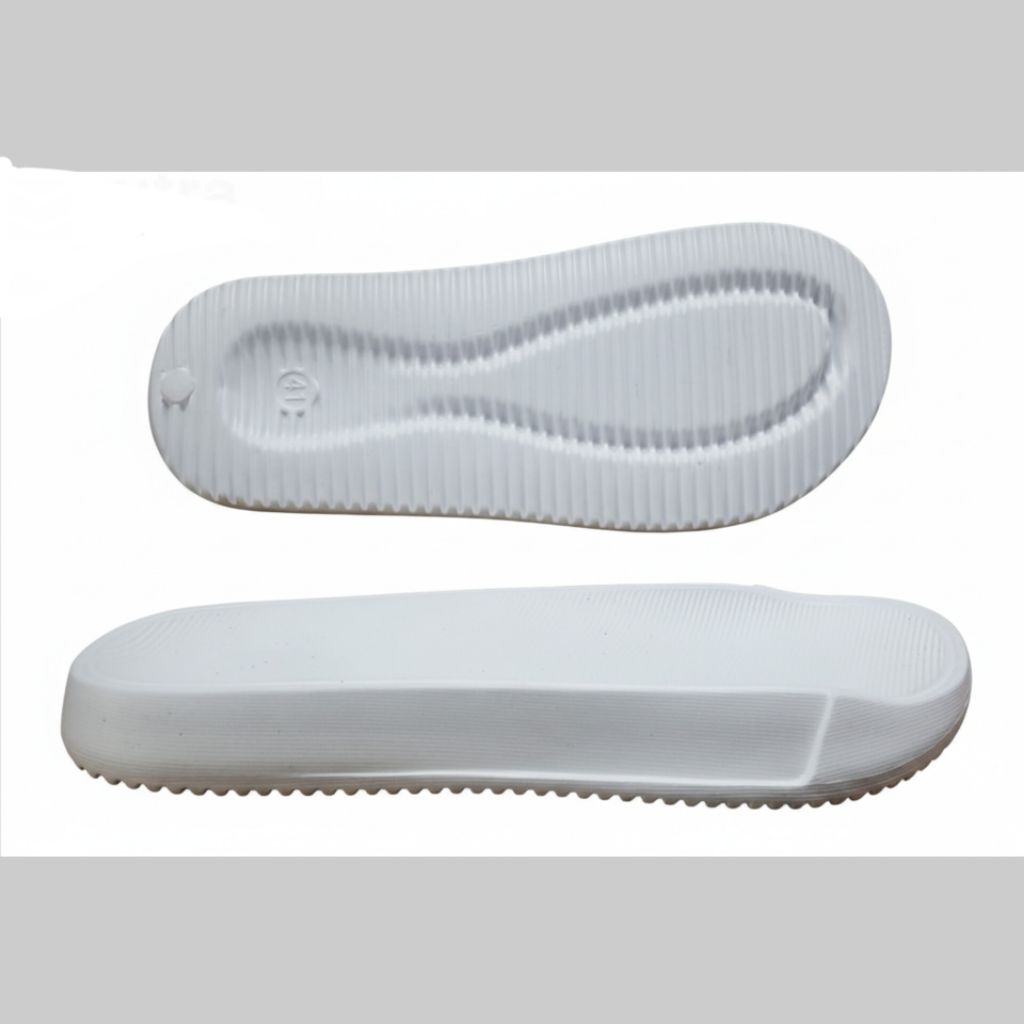 Outsole Sandal 9006 Putih Bahan Pylon Ringan dan Empuk Cocok Untuk Sandal Slide Pria Sandal Slip On 