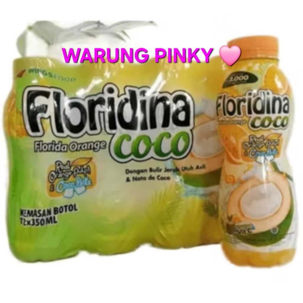 FLORIDINA Minuman Jeruk Kelapa Orange Coco 12x350ml Rasa Jeruk Kelapa Orange Coco
