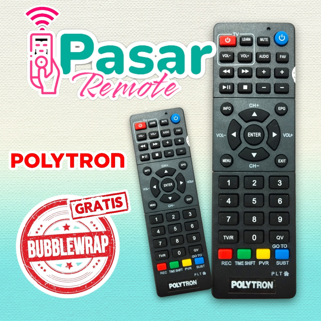 REMOTE / REMOT SET TOP BOX POLYTRON PDV600T2